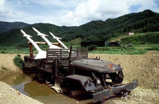 朝鮮人民軍的導彈偽裝陣地