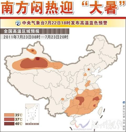 我國大部分地區(qū)進入最熱時期 多地氣溫超35℃