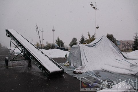 新疆昭蘇地區迎來今冬首場大雪（組圖）