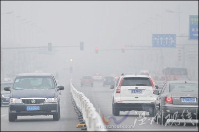 銀川大霧彌漫出現霧凇 氣象臺首發紅色預警