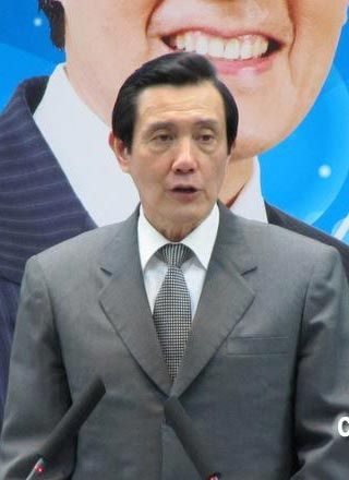 馬英九首次針對吳伯雄在北京提“一國兩區”作完整說明，強調這個“憲政”架構，是從李登輝執政時就定了。（中評社 倪鴻祥攝）