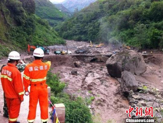 白鶴灘泥石流