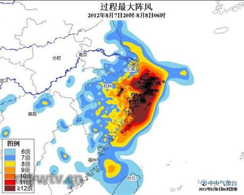 臺風海葵風力
