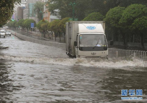 布拉萬北上侵襲 吉林省多地遭遇強風雨