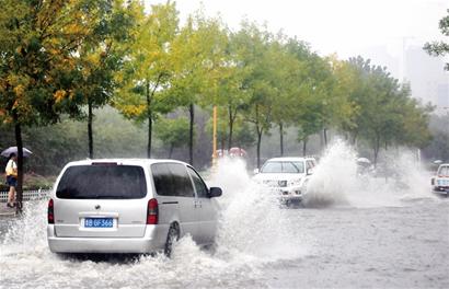 山東膠南大雨