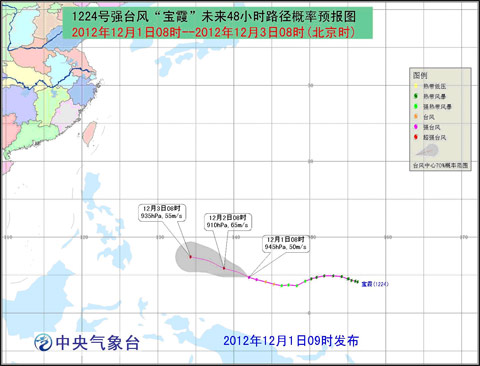 臺風寶霞路徑