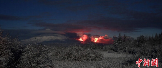俄羅斯堪察加半島火山噴發(fā)