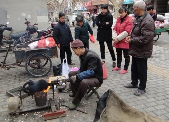 大炮手搖爆米花機