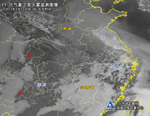 江南江淮等地出現大霧天氣 對交通造成不利影響