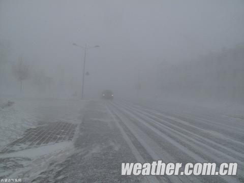 內蒙古受強冷空氣影響 暴雪寒潮大風沙塵暴一起襲來