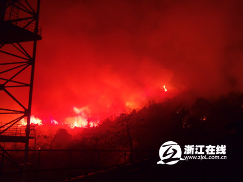 富陽鹿山街道大火