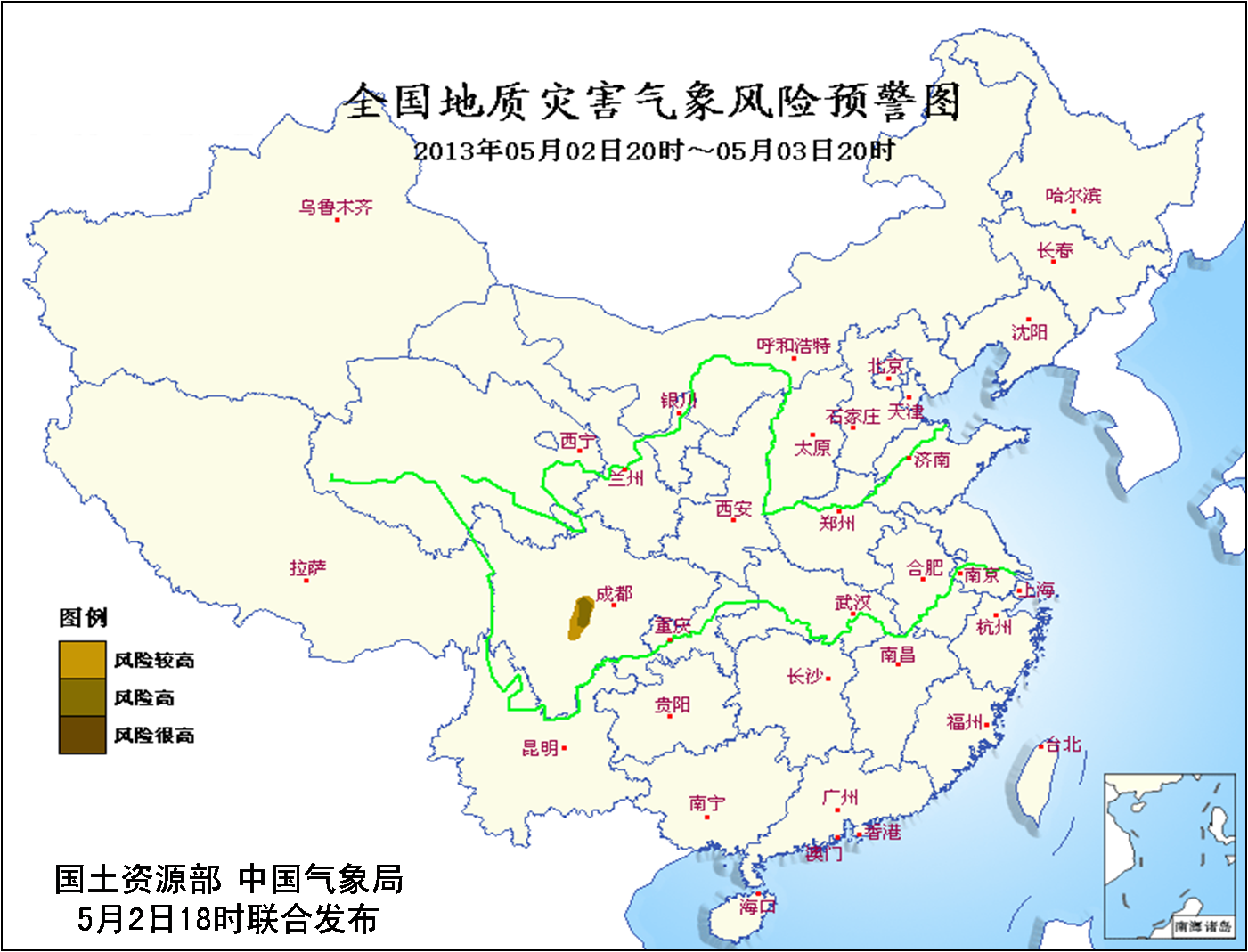 四川地質災害隱患點注意防范，雅安地震災區地質災害可能性大