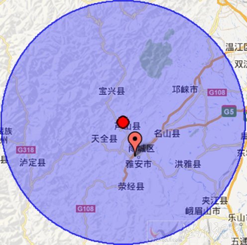 5月1日雅安市蘆山縣地震