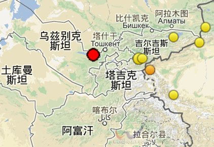 烏茲別克斯坦地震