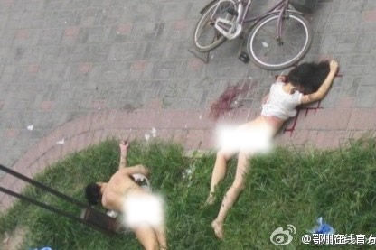 武漢情侶墜樓