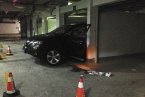 寧波奉化女司機倒車