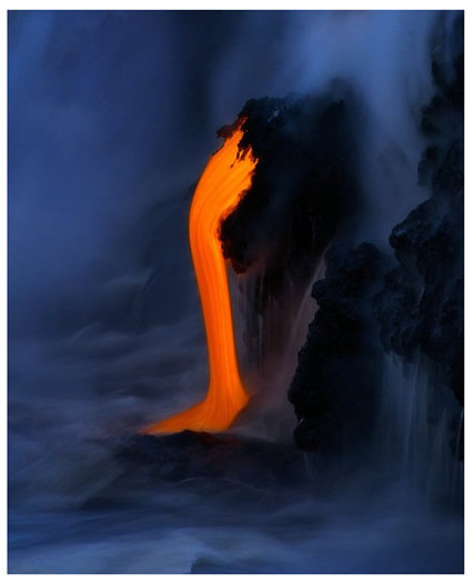 美國攝影師拍攝夏威夷基拉韋亞火山噴發