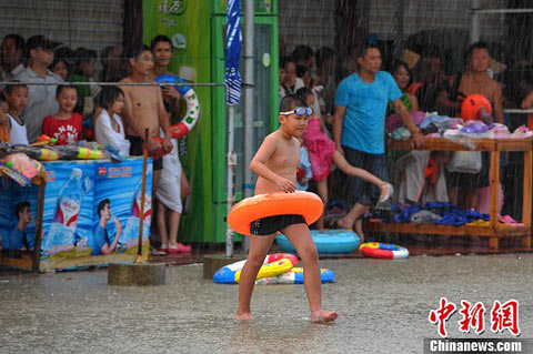 北海強(qiáng)降雨