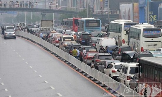 沈陽暴雨 2小時降雨量80毫米城區積水嚴重