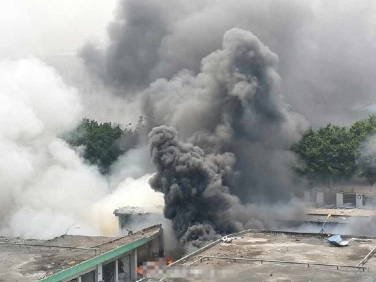 廣州白云區爆炸