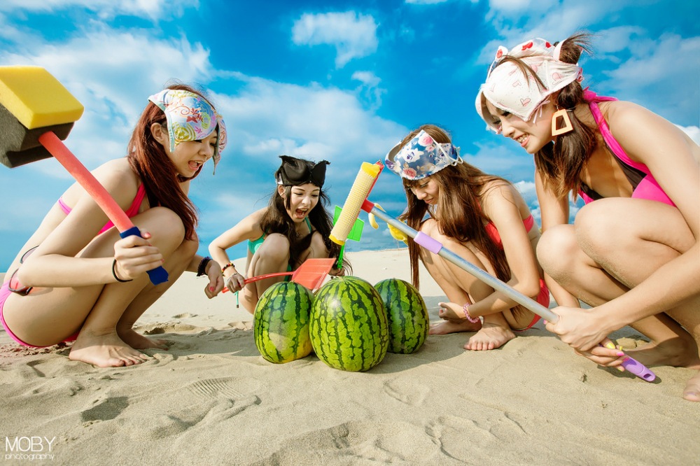 猶他海灘創意比基尼攝影
