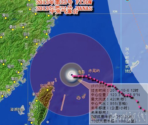 臺風菲特路徑