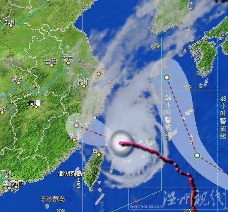 溫嶺到福建霞浦將成重災(zāi)區(qū)