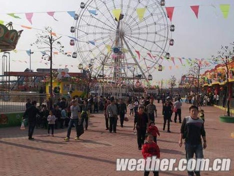 2014年春節期間湖南天氣最高溫破28℃