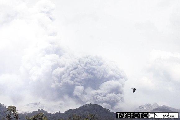印尼火山爆發