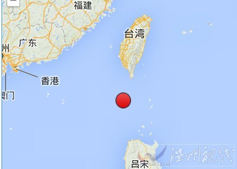 臺(tái)灣恒春南部海域地震