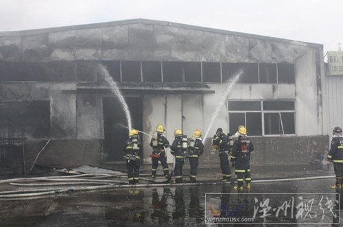 鹽城城南新區火災圖片