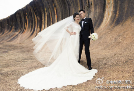 徐若瑄李云峰結婚照曝光