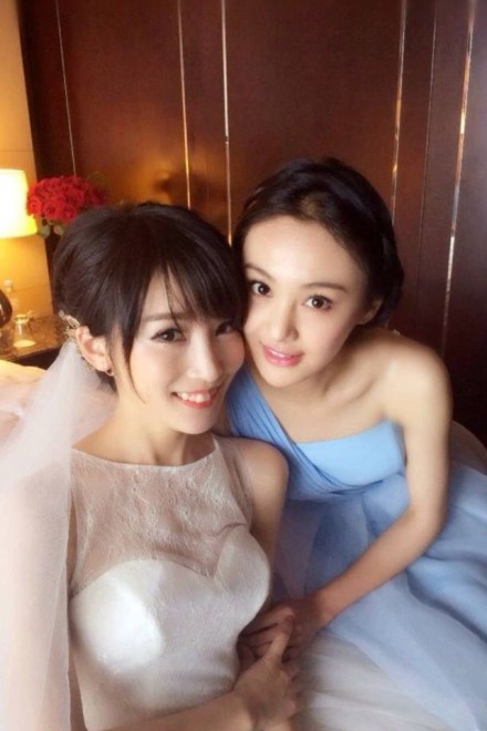 鄭爽當謝楠伴娘 吳京謝楠婚禮伴娘是鄭爽于莎莎