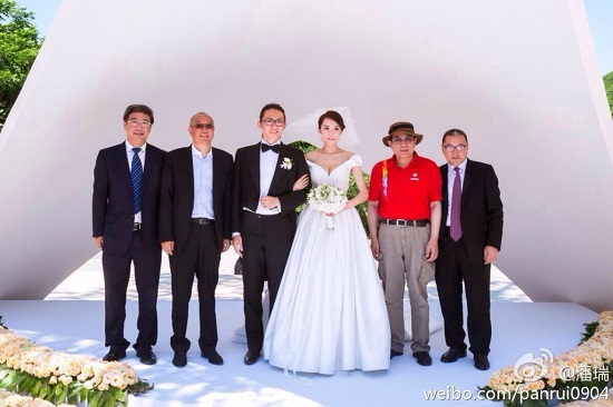 潘石屹兒子潘瑞結婚現場