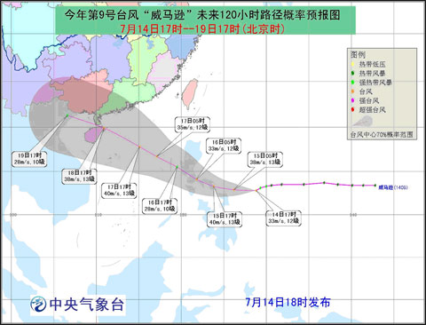 威馬遜臺(tái)風(fēng)路徑