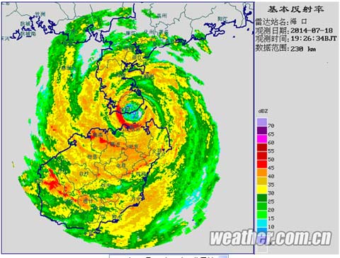 超強臺風威馬遜登陸廣東