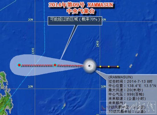 威馬遜臺(tái)風(fēng)路徑
