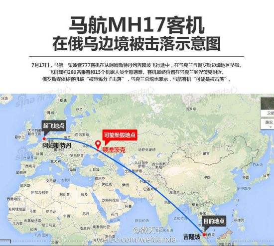 馬航mh17客機(jī)墜毀