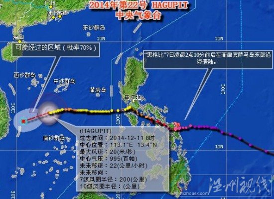臺(tái)風(fēng)黑格比路徑圖