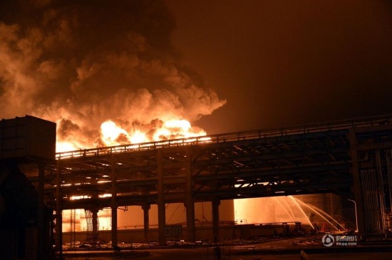 福建漳州古雷PX項(xiàng)目爆燃