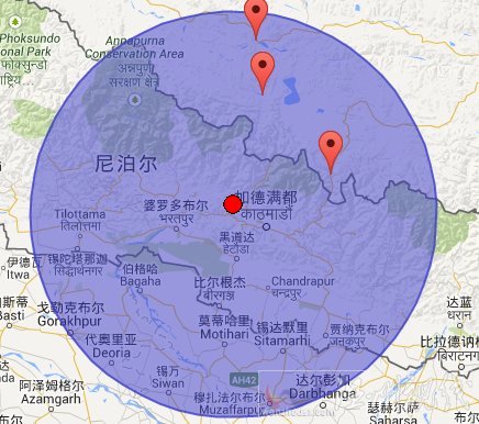 尼泊爾大地震余震