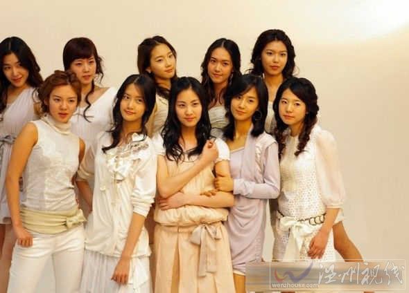 韓國組合少女時代早年丑照圖片