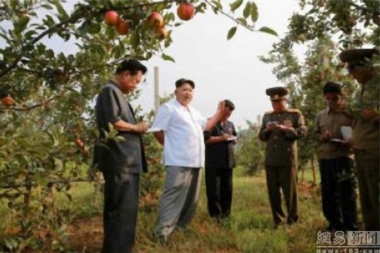 金正恩視察農場喜笑顏開