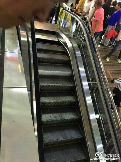 沈陽扶梯塌陷