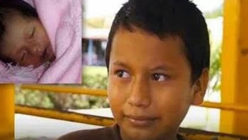 11歲小男孩當爸