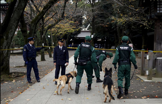 靖國神社發生爆炸
