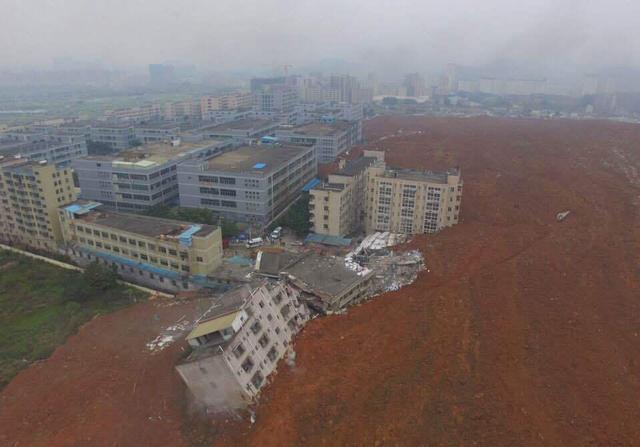 深圳山體滑坡91人失聯