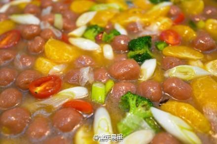 西南大學(xué)橙子炒肉丸
