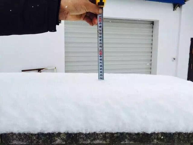 超級寒潮來襲浙江下雪了