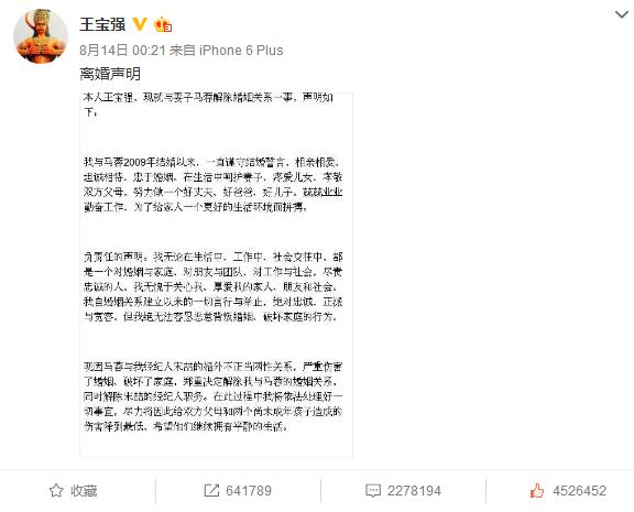 馬蓉起訴王寶強
